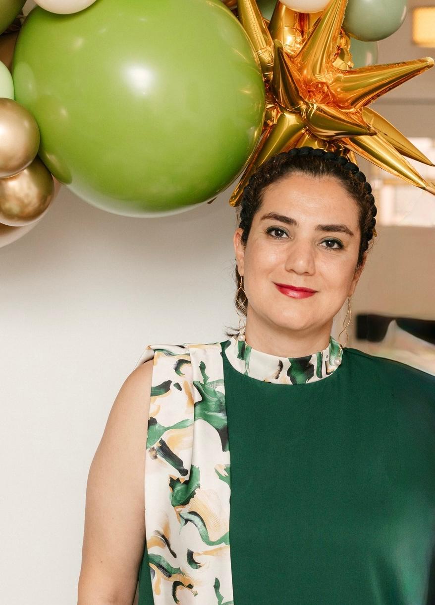Bety Shahlaei, founder and artist of HICH Gallery